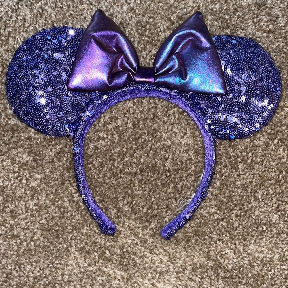 Purple, Mickey ears, Disney